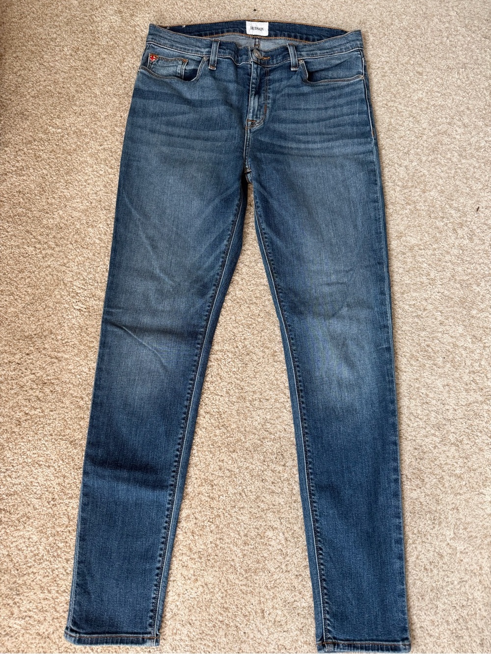 Hudson Jeans Skinny in Classic Blue Denim